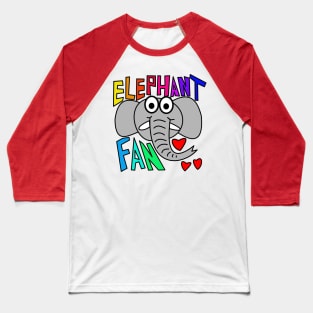 Elephant Fan Baseball T-Shirt